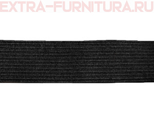Резинка вязаная, 30мм (+/-2мм), цв.черный (уп.-40м, 10уп./40уп.) Стандарт