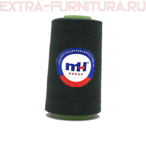 Нитки МН 40/2 п/э  5000 ярдов №224 т.зеленый