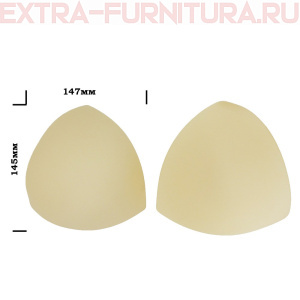 Чашечки корсетные арт.TBY-07.02 с равномер.наполнением р.16 цв,телесный уп.10пар,