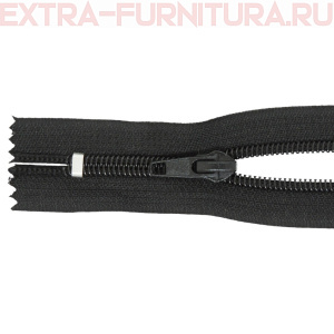 Молния спираль обувная Т7, дл.25 см, цв.322 черный