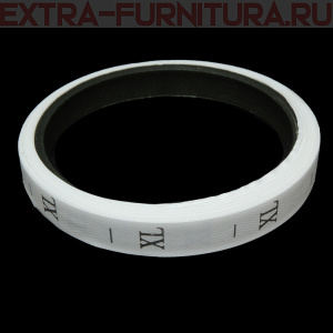 Размерник р-р XL, цв.белый, рул.270шт. А
