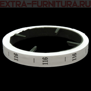 Размерник р-р 116, цв. белый, рул. 300 шт.