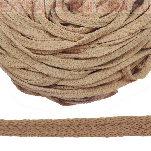 Шнур 34Ф плоский шир.7мм, цв.бежевый 68, уп.200м