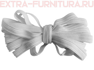 Резинка плетельная шир. 10 мм,  белая (уп.-10м)