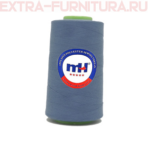 Нитки МН 40/2 п/э  5000 ярдов №331 сине-серый