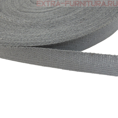 Лента киперная х/б 13 мм, цв.44 стальной, уп.50м (пл.2,8 г/м)