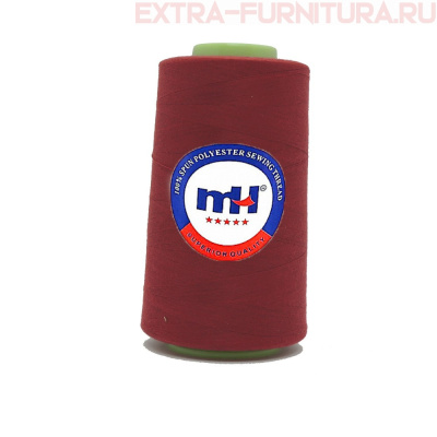 Нитки МН 40/2 п/э  5000 ярдов №121 бордо