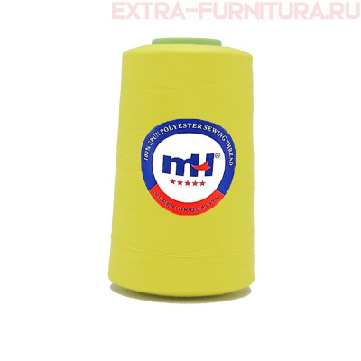 Нитки МН 40/2 п/э  5000 ярдов №383 желтый *