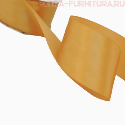 Лента атласная 50 мм цв.192 коричневый рул.27,42м