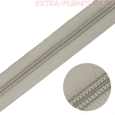 Молния рулонная спираль тип Т5, цв.310 св.серый, пл.13 гр/м