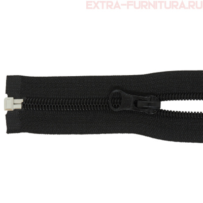 Молния Спираль разъемная Т5, дл. 150см, цв. черный LOGO