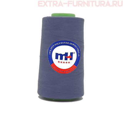 Нитки МН 40/2 п/э  5000 ярдов №188 синий *