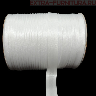 Косая бейка 16мм 132м цв. 001 белый ЕВРО