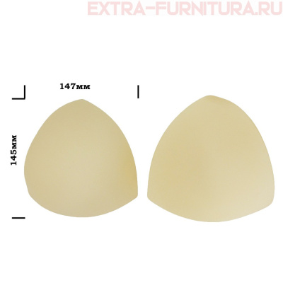 Чашечки корсетные арт.TBY-07.02 с равномер.наполнением р.16 цв,телесный уп.10пар,