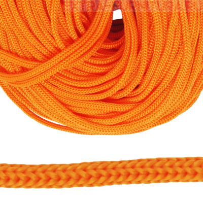 Шнур  ПП 4мм, цв.125 оранжевый, уп.100м, пл.2,7 гр/м, арт.В501