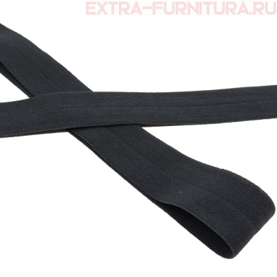 Резинка окантовочная 20мм цв.075 темно-серый, матовая уп. 50м