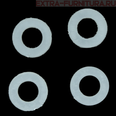 Колечко прозрачное под люверсы №4 (6мм), (уп.5000шт) NEWSTAR