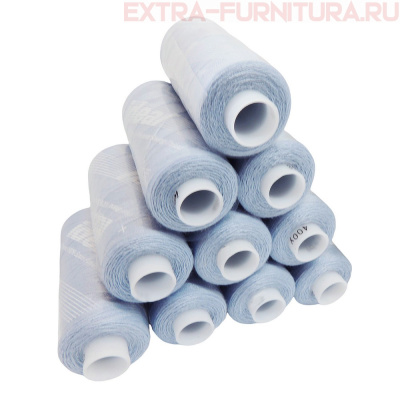 Нитки IDEAL бытовые 40/2 366м, цв.314 голубой (уп.10шт)